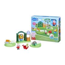 Peppa Pig, set Peppa va al zoo, 2 figuras de 7,5 cm y 6 accesorios temáticos, juguete preescolar para niños, de - Nuevo