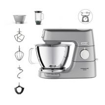 Robot Pâtissier Kenwood KVC85.124.SI Titanium Chef Baker avec Balance Intégrée et Blender 1,8L