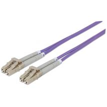 Intellinet 750882 Cable de fibra óptica e InfiniBand 2 m LC Violeta - Nuevo