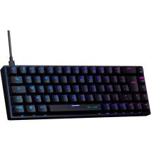 Teclado Gamer - KEYZ TITAN - Mecánico (Interruptor rojo) - Con cable - RGB - Negro - Nuevo