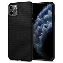 Spigen Liquid Air coque de protection pour téléphones portables Housse Noir Apple iPhone 11 Pro Max