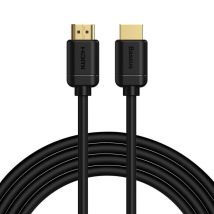 Câble HDMI Baseus 3m 4K 60Hz mâle/mâle connecteurs durables 4K 60Hz 3D HDR ARC 18Gbps Noir