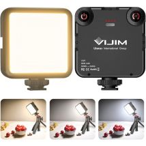 Ulanzi VL81 Lumière LED rechargeablee compacte, température réglable, 3 montures.