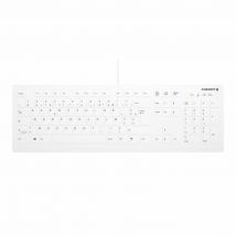 CHERRY AK-C8112 tastiera USB AZERTY Francese Bianco - Nuovo