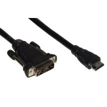 Link Accessori LKCHDVI20 câble vidéo et adaptateur 2 m HDMI Type A (Standard) DVI-D Noir
