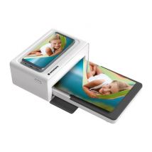 AGFAPHOTO Realipix Moments AMO46 - Smartphone Photo Printer 10x15 cm, Bluetooth para Smartphone Apple y Android, 4Pass Sublimación Térmica - Blanco- 