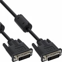 InLine 4043718019557 câble DVI 10 m DVI-D Noir