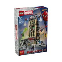 Jeu de construction LEGO Marvel 76342 Spider-Man vs Mysterio Daily Bugle 781 pièces Vert translucide