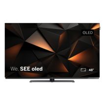 Loewe We.SEE 48 121,9 cm (48 ) 4K Ultra HD Smart TV Wifi Nero, Blu 800 cd/m² (8,7 ) - Nuovo