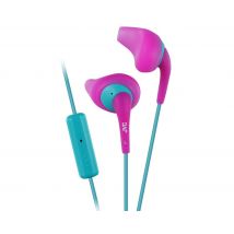 JVC HA-ENR15-P-E Cuffie sport Gumy con telecomando/microfono - Nuovo