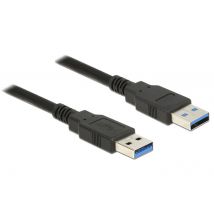 DeLOCK 85061 câble USB USB 3.2 Gen 1 (3.1 Gen 1) 1,5 m USB A Noir