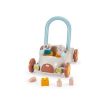 Trotter ECOIFFIER BB Abrick con 16 accessori impilabili - Per i primi passi - Beige/blu pastello - Nuovo