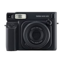 Appareil photo instantané Fujifilm Instax Wide 400 Noir avec flash, écran LCD, retardateur et accessoires