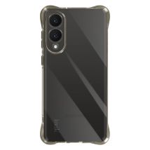Coque pour Samsung Galaxy S25 Edge Silicone Antichoc Coins Bumper Noir transparent