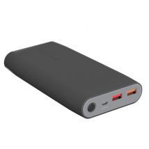 RealPower PB-20k Ioni di Litio 20000 mAh Nero (PB-20K Black - 2A Input 20000 mAh - Mobile battery and charger w. 2 USB ports) - Nuovo