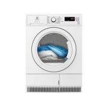 Sèche-linge à pompe à chaleur Electrolux EDHF4812AC 8 kg A++ Tambour 118 L Hublot réversible Blanc