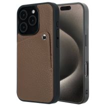 Selencia SH00092133 coque de protection pour téléphones portables 15,5 cm (6.1 ) Housse Marron Apple (brand) Apple iPhone 15 Pro
