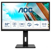 AOC P2 Q32P2 écran plat de PC 80 cm (31.5 ) 2560 x 1440 pixels 2K Ultra HD LED Noir