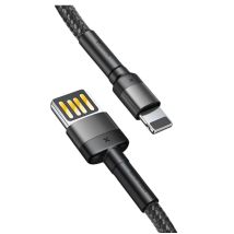 Cavo di ricarica e trasferimento USB-Lightning bifacciale da 2,4A 1m - Nuovo