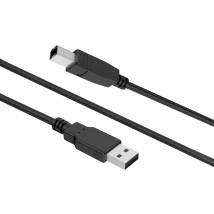 Cable Impresora USB A 2.0 / USB B 3m macho/macho Negro + Garantía de por vida Force Power Lite - Nuevo
