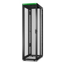 APC Baie EasyRack 600mm/48U/1200mm avec toit, sans panneau latéral, roulettes, noir
