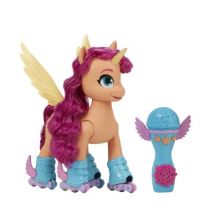 My Little Pony Sunny Starscout canta en patines, juguete teledirigido de 22,5 cm, 50 reacciones, luces y música - Nuevo