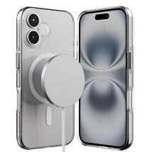Coque Clear MAG Pro pour iPhone 16 Compatible MagSafe Transparent