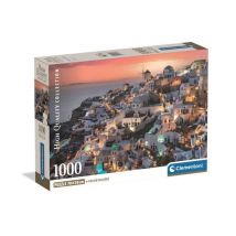 CLEMENTONI - Compacto 1000 piezas - Sombras de Santorini - Nuevo