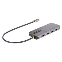 StarTech.com Adaptateur Multiport USB C - Adaptateur USB C vers HDMI 4K 60Hz - Hub USB A 3.2, 5Gbps à 3 ports - 100W Power Delivery PassTrough - Dock 