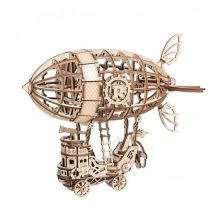 Maqueta de madera Steampunk - Artesanía única - Nuevo
