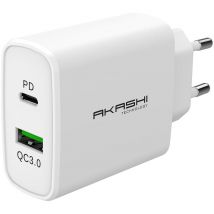 Akashi Chargeur Secteur Intelligent 38W