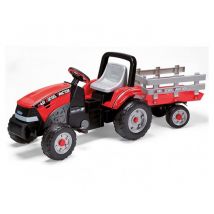 Tracteur à Pédales Maxi Diesel avec Remorque - Jouet Robuste pour Enfants