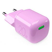 PURO PUFCMTCUSBC20WGPINK chargeur d'appareils mobiles Smartphone, Tablette Rose Secteur Charge rapide Intérieure