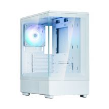 ZALMAN Micro ATX P10 RGB Mini Tower con pannelli in vetro (bianco) - Nuovo