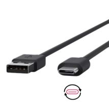 DLH Cable USB-A vers USB-C noir 1m 3A