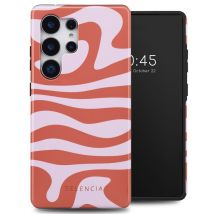 Selencia Coque arrière Vivid pour Samsung Galaxy S25 Ultra - Dream Swirl Pink