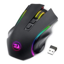 Redragon Griffin M602-KS Ratón Gaming Inalámbrico de Doble Modo 2.4G con 7 Modos de Retroiluminación Programables hasta 8000 DPI - Negro - Nuevo