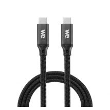 WE Câble USB C vers USB C Charge Rapide 3A 60W Câble USB Type C USB 3.2 gen 1 Nylon Tressé Ultra Résistant Longueur 2M