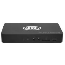 Origin Storage OSDOCK-T4K15 station d'accueil USB 3.2 Gen 2 (3.1 Gen 2) Type-C Noir
