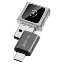 Adaptateur sans fil CarLINK pour CarPlay et Android Auto / Adaptateur USB USB-C Gris