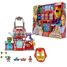 Iron Man HQ, caja electrónica para niños, Marvel Iron Man and his Awesome Friends, a partir de 4 años - Nuevo