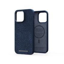 Njord byELEMENTS Salmon Leather Magsafe Case - iPhone 14 Pro Max - Blue Apple iPhone 14 Pro Max