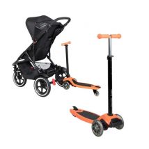 Mountain Buggy Freerider Scooter Naranja - Práctico Accesorio para Cochecito - Nuevo