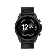 Fossil FTW4066 smartwatche et montre de sport 3,25 cm (1.28 ) AMOLED 44 mm Numérique 416 x 416 pixels Écran tactile Noir Wifi GPS (satellite)