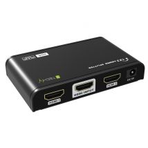 Techly IDATA HDMI2-4K2HDR répartiteur vidéo HDMI 2x HDMI