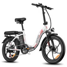 Bicicletta elettrica pieghevole FAFREES F20, motore da 250 W, batteria da 36 V 15 AH - Nuovo