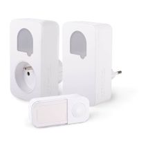 Carillons - SCS SENTINEL - SONE DUO - Sans fil et sans pile - Lot de 2 - Portée 150+50 metres - Auto-alimenté