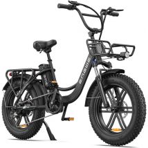 Bicicleta eléctrica ENGWE L20 con ruedas de 20 , motor de 250 W, batería de 42 V y 13 Ah-Negro - Nuevo
