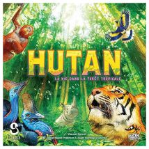 Juego de estrategia Lucky Duck Games Hutan – juego de destreza, tema selva tropical, ilustraciones pintadas, verde - Nuevo
