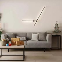 Applique Murale Laser Minimalist LED Noire XL